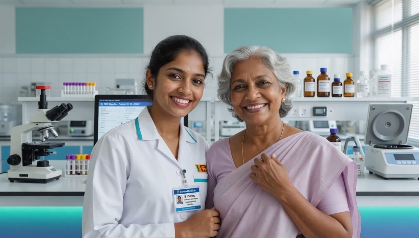 St. Luke's Medical Laboratory diagnostic centre in Ja-Ela, Sri Lanka